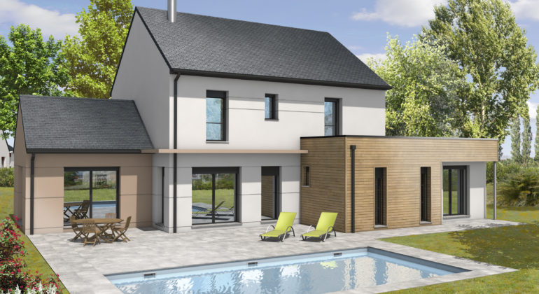 Maison moderne familiale