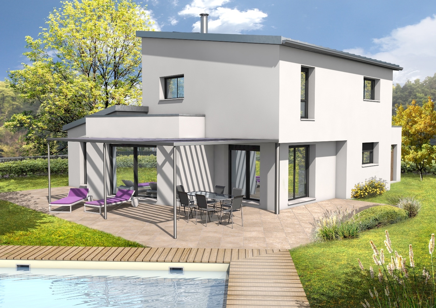 Maison contemporaine T5 131m2