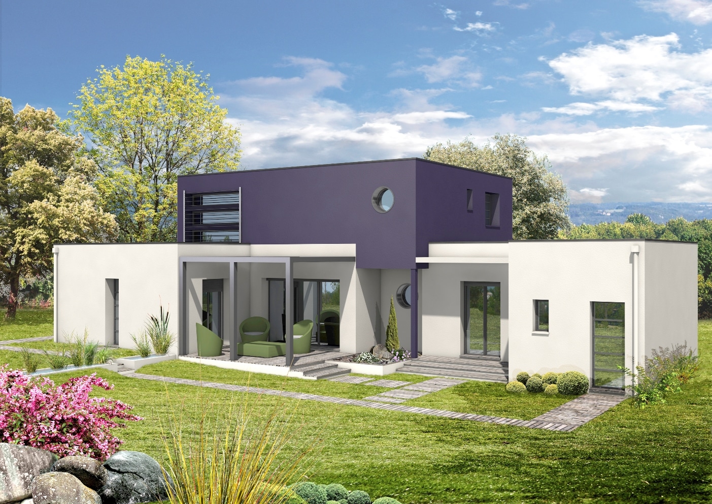 Maison contemporaine T5 118m2