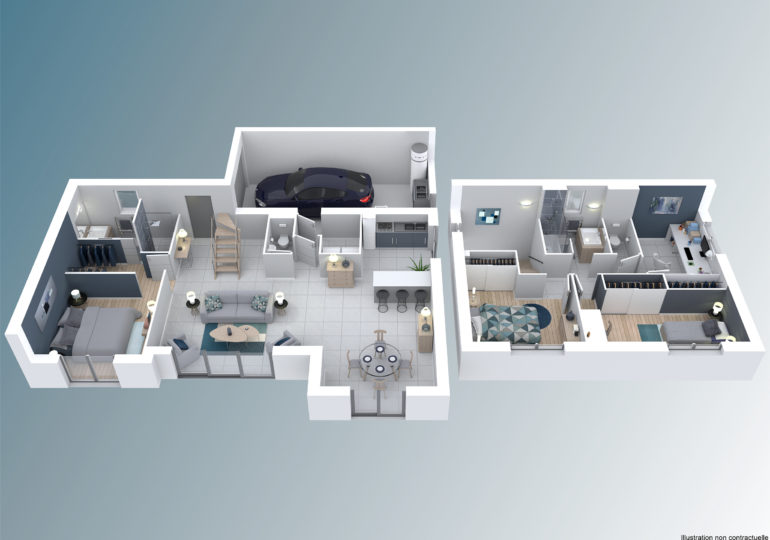Maison moderne T4 115m2