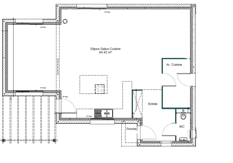 Maison plain pied T4 126m2