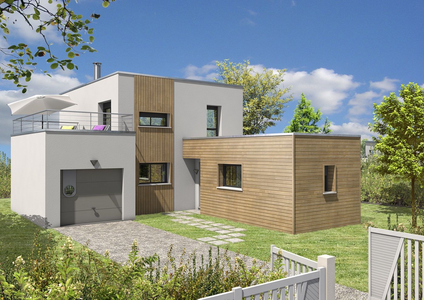 Maison contemporaine T5 115m2