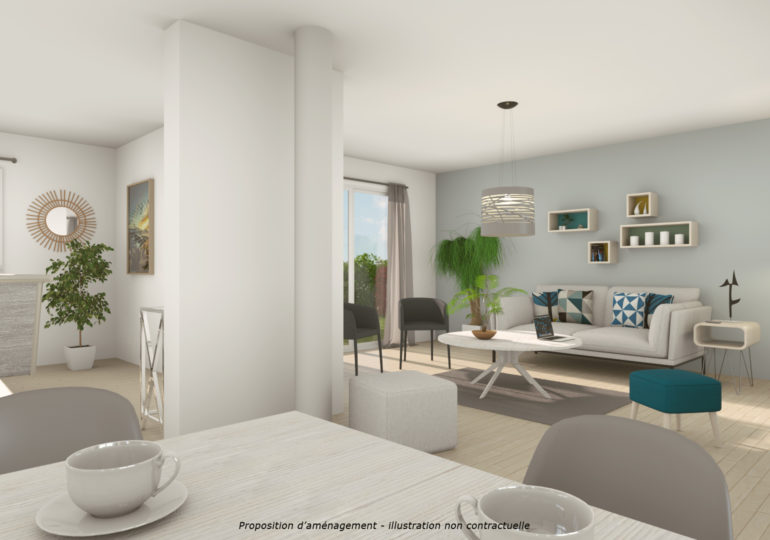intérieur maison contemporaine T5