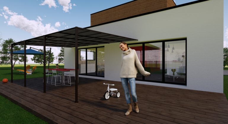 Maison contemporaine T5 153m2