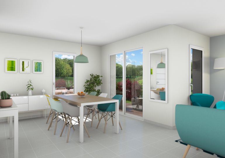 intérieur maison contemporaine T3
