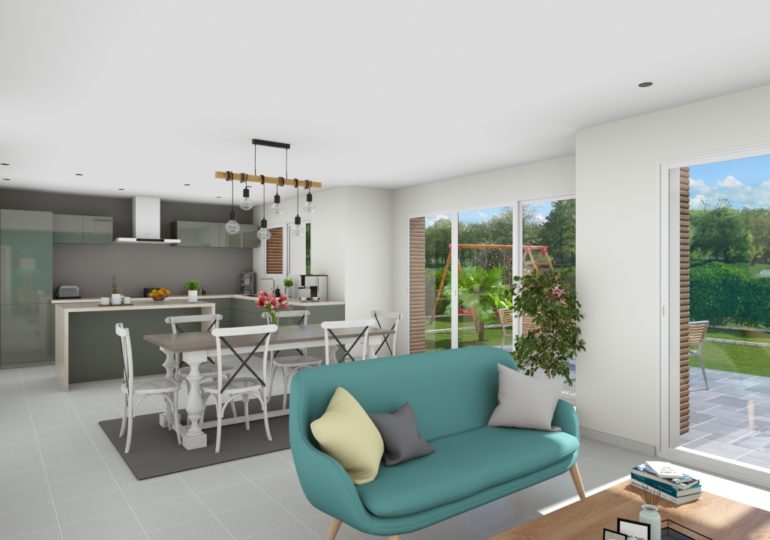maison contemporaine et familiale