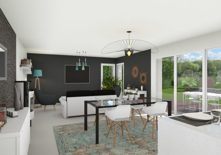 plain pied contemporain 112 m²