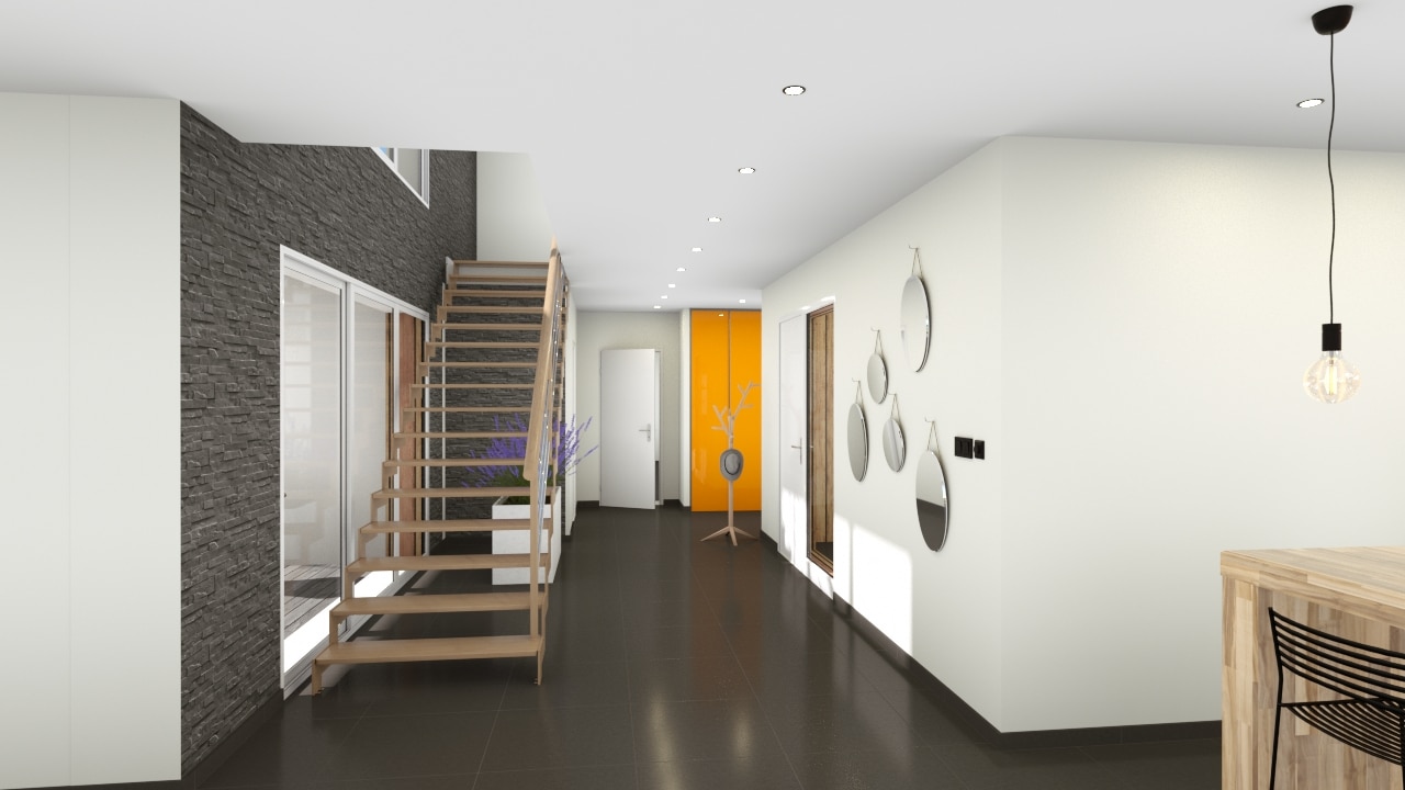 Modern house interior