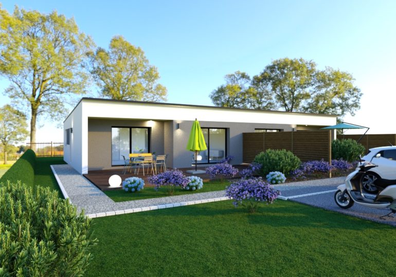 contemporaine plain pied 70 m²
