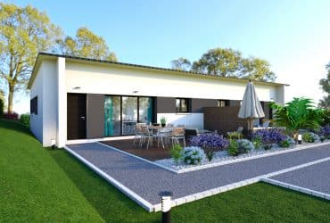 contemporaine plain pied 70 m²