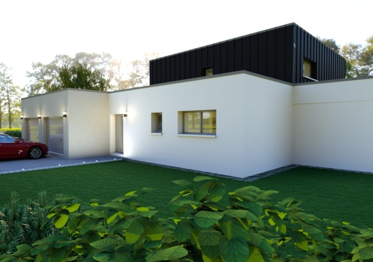 Maison Moderne Géo entrée