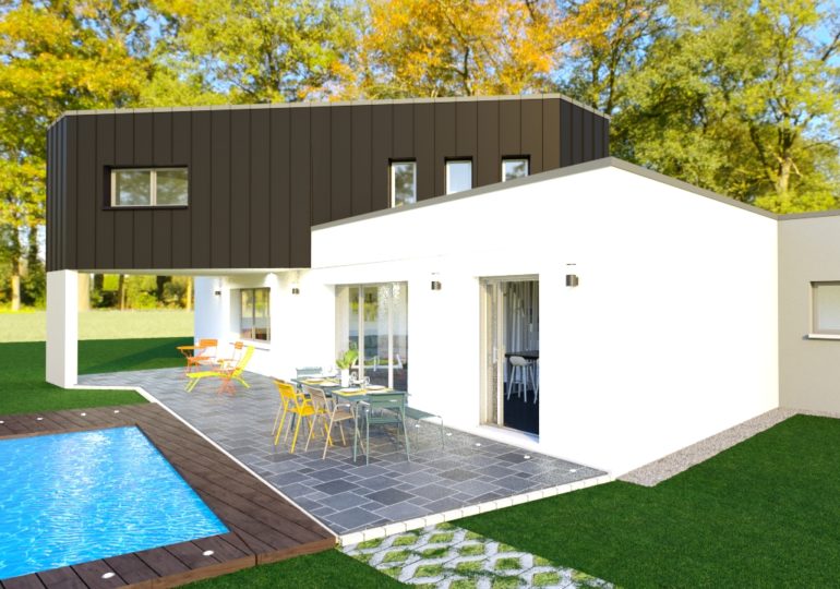 Maison Moderne Géométrique 150 m²