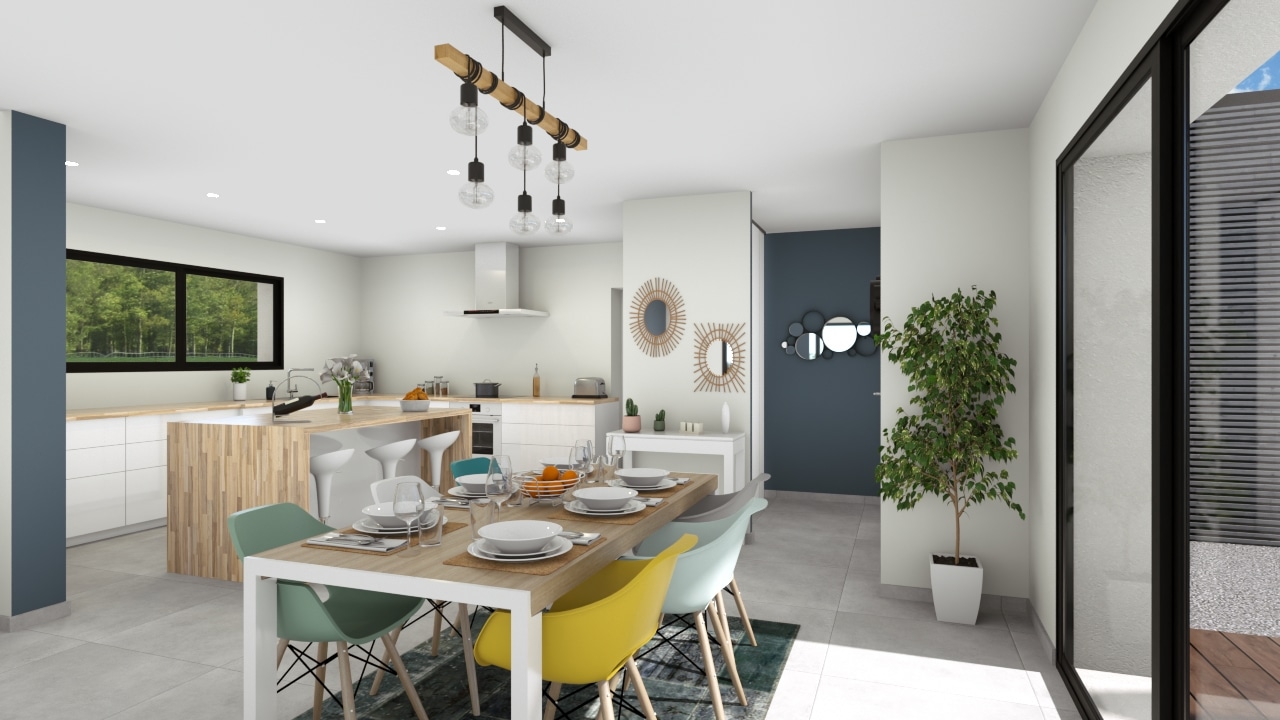 Maison contemporaine 120 m²