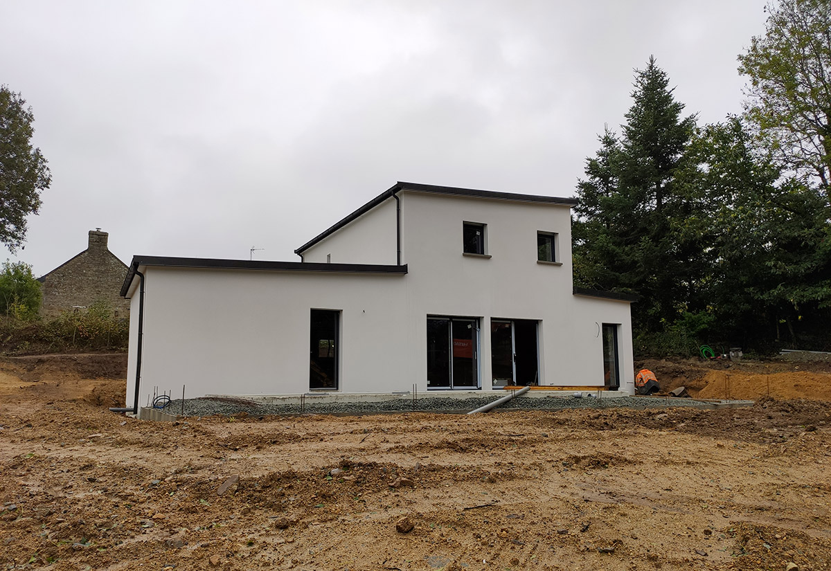 House under construction with Polimmo La Maison