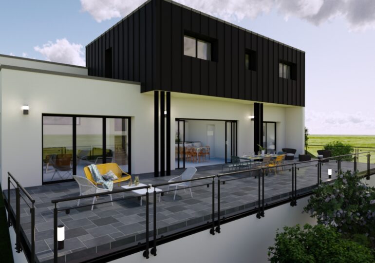 maison contemporaine 140m²