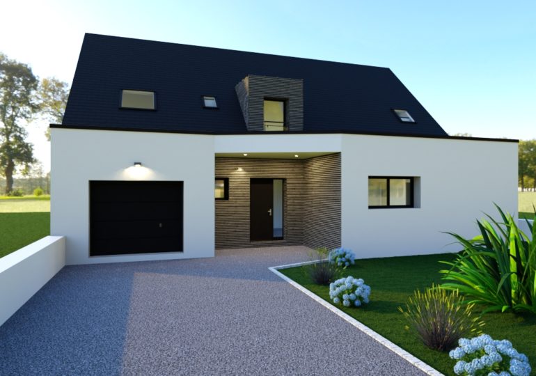 Maison traditionnelle 143 m² entrèe