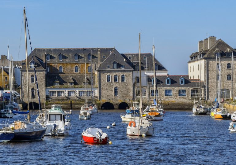 Bewohnte Brücke von Pont-l'Abbé