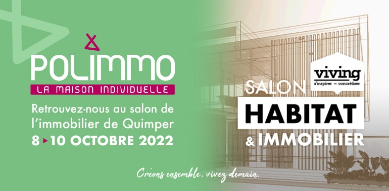 Participation Polimmo La Maison au salon de l'immobilier de Quimper en octobre 2022