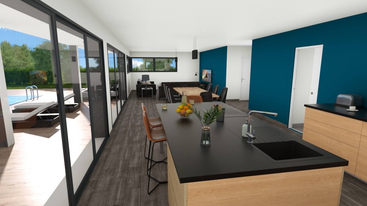 160 m² modern house