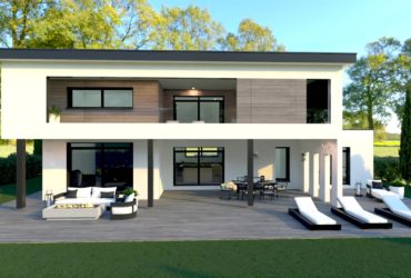 140 m² modern house