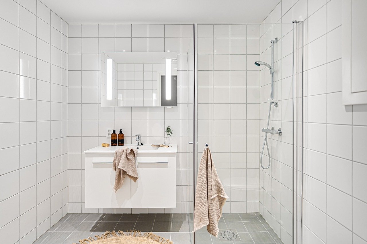 Dusche auf italienische Art und Weise