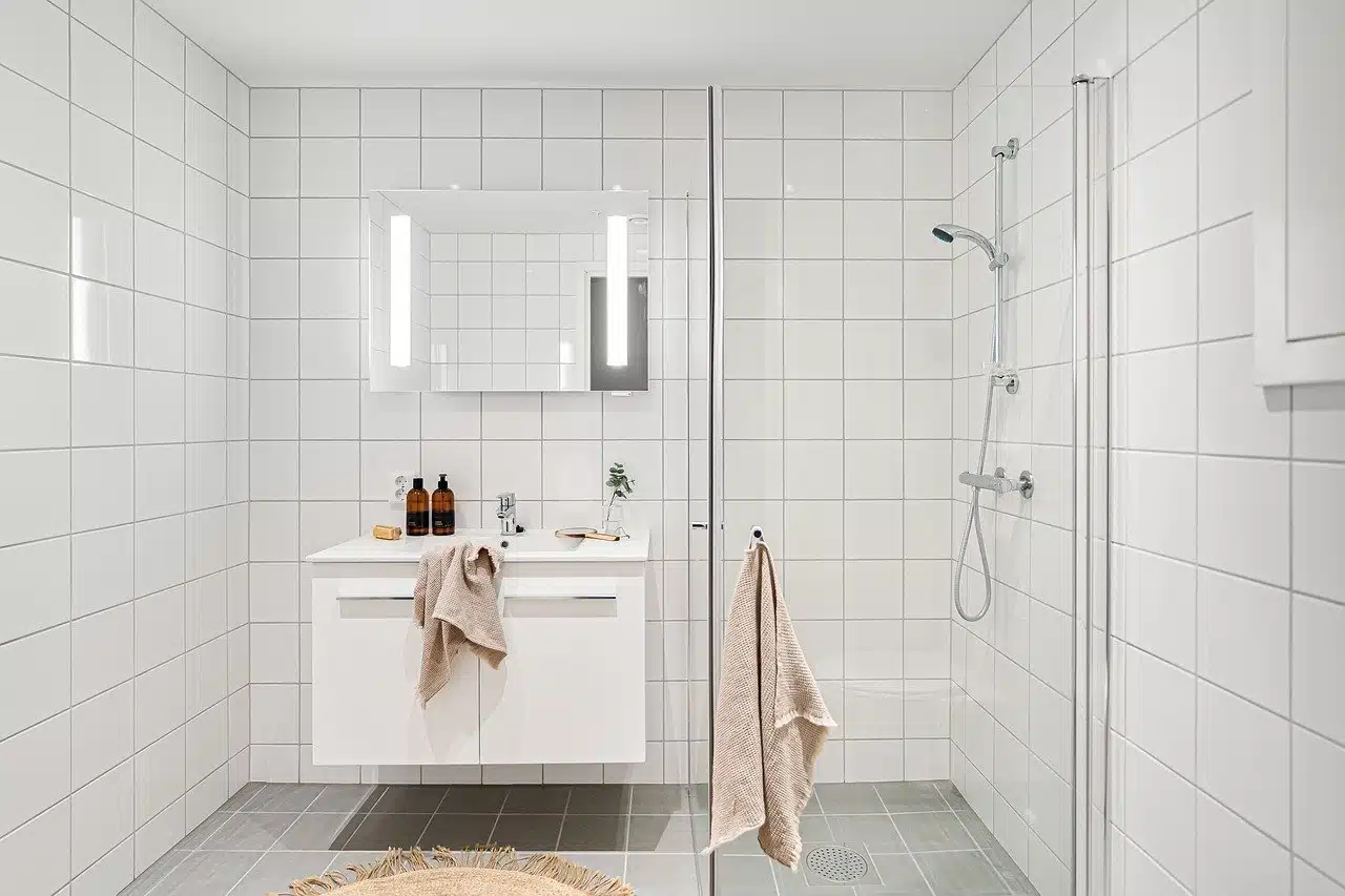 Dusche auf italienische Art und Weise