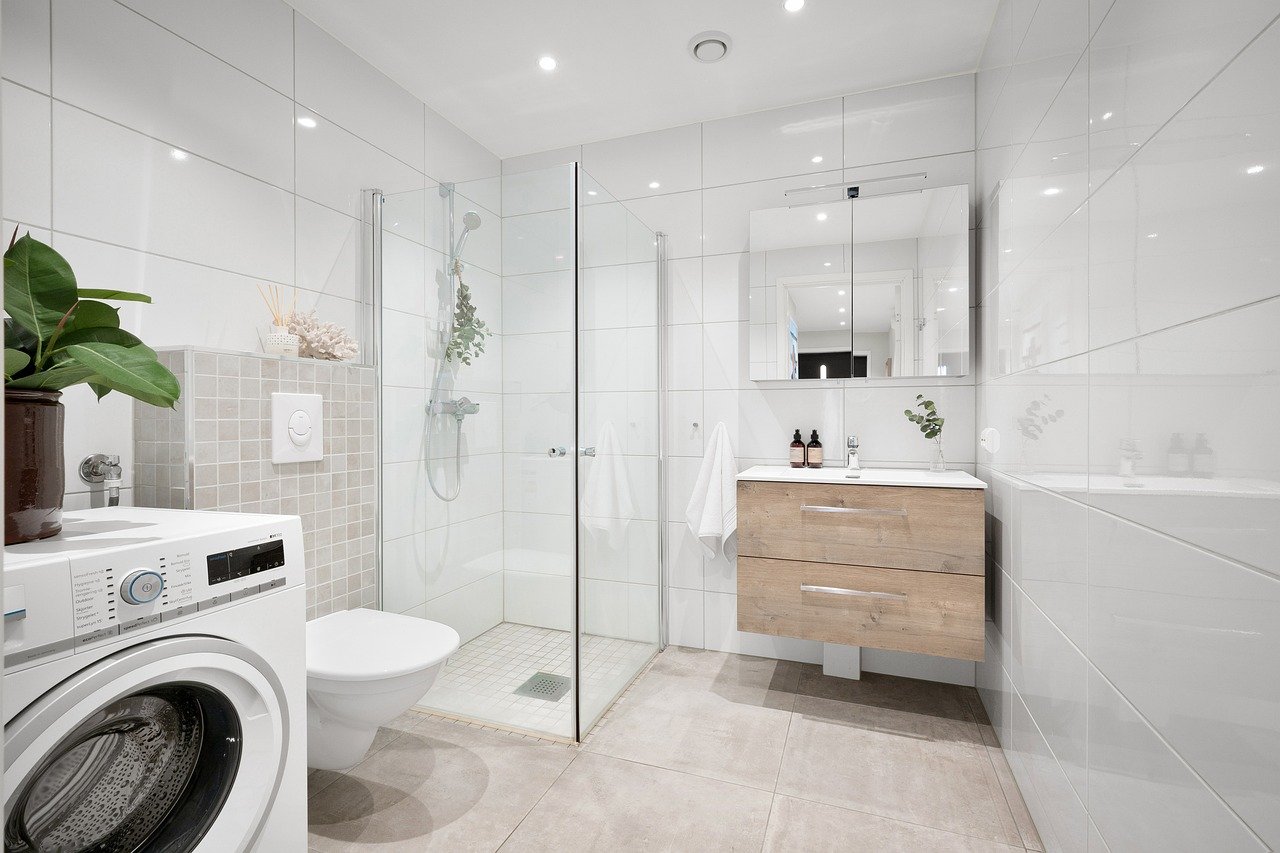 Dusche auf italienische Art und Weise